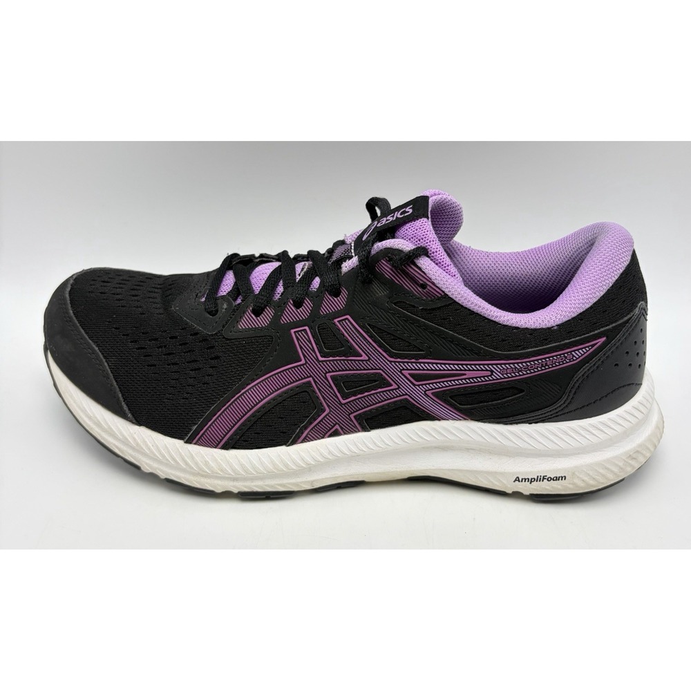 Asics Gel-Contend 8 Running Shoes Womens  9 Black Orchid Purple Gym Training